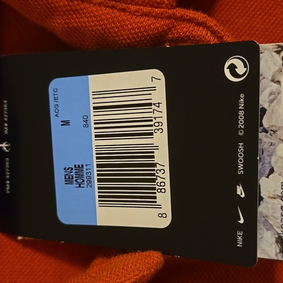 Nike ACG NEW Deadstock Polo - Orange sz Medium - Picture 9 of 11